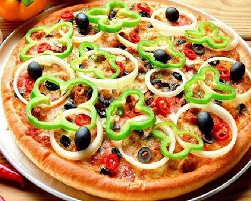 pizza rau xanh giảm căng thẳng
